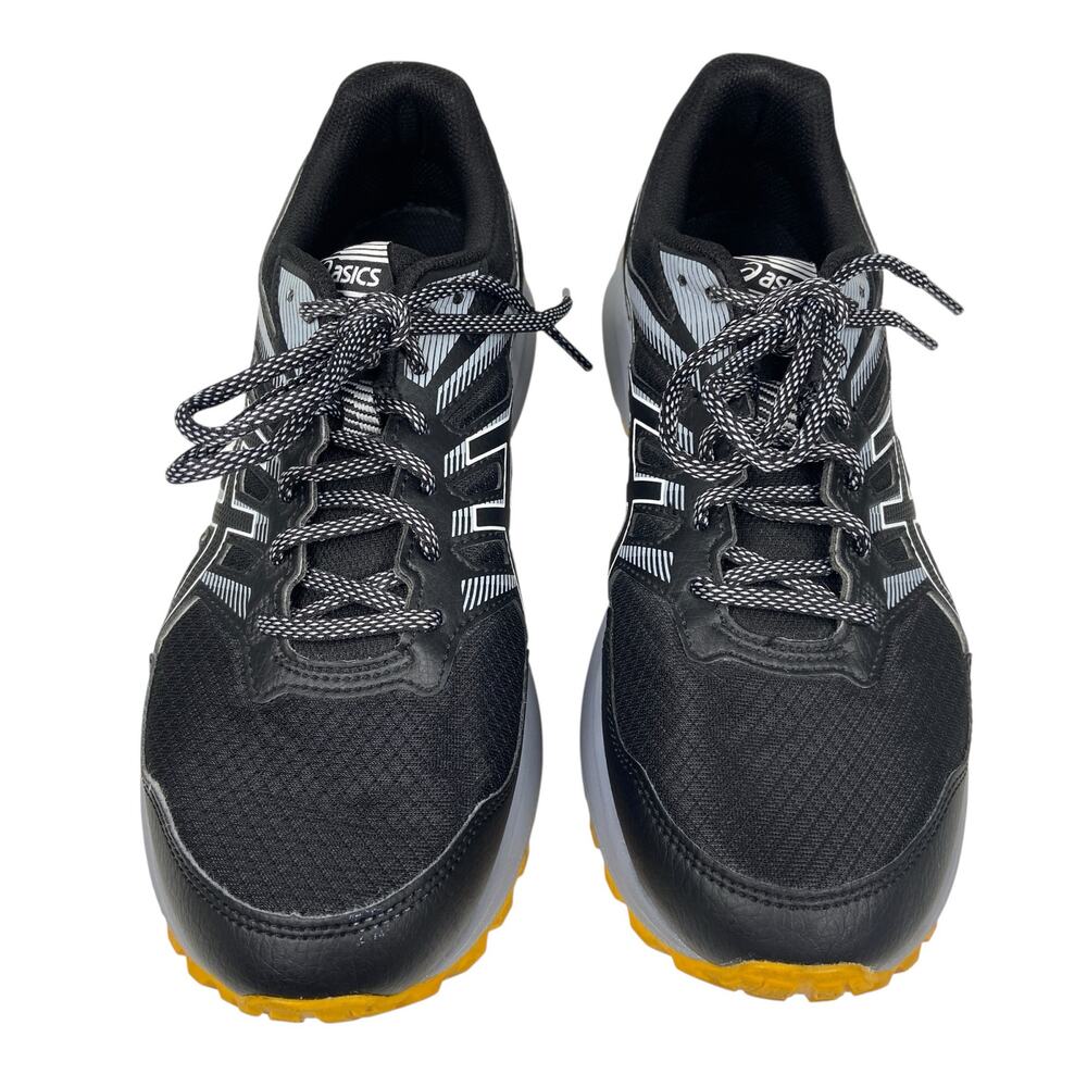 Asics Trail Scout 2 Running Shoes MenS Size 10.5 Black Yellow 1011B181 - Picture 4 of 9